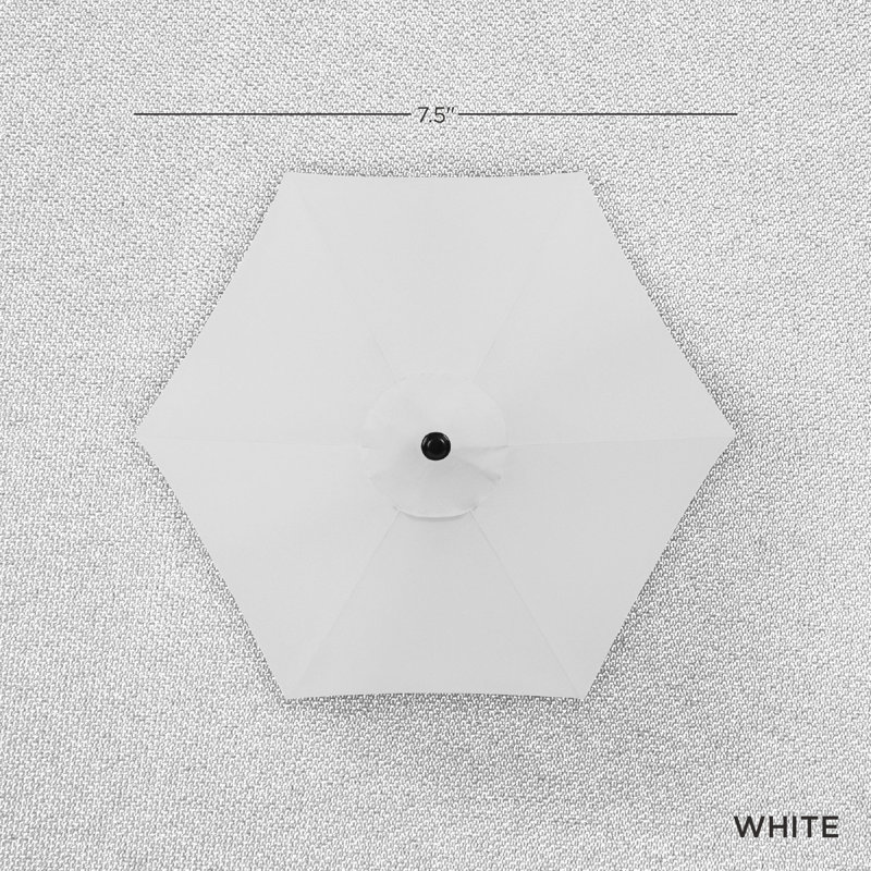 Parasol de marché Market, Blanc