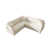Beige + laine blanche