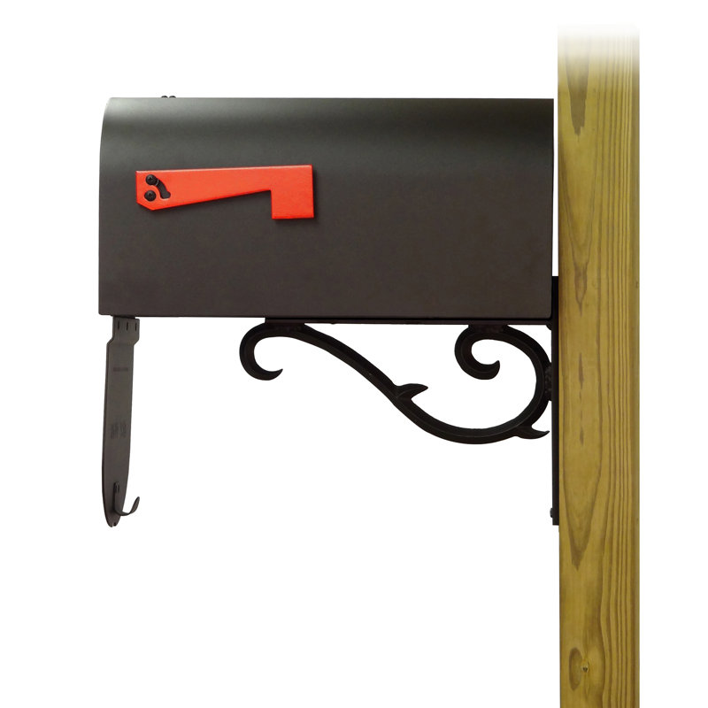 Boîte aux lettres de poteau en acier encastré trottoir Titan