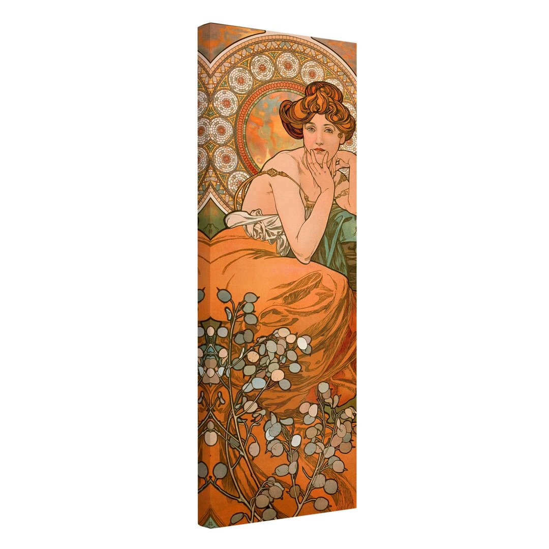 Leinwandbild Edelsteine - Topas von Alfons Mucha