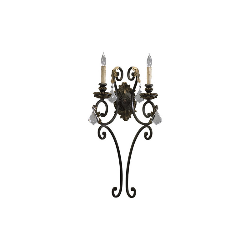 Araiz Steel Candle Wall Light