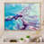 Toile avec cadre flottant brun