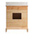 Claireville 30 " W Freestanding Standard Free Standing Single Double Single Vanity Bathroom Vanity With Marble Top