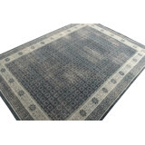 Distressed Homage Hand Knotted Wool Animal Print Area Rug