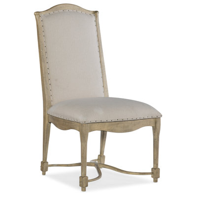 Ciaobella Upholstered Side Chair in Black/Cream