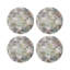 Sous-verres ronds en cuir végétalien Impressionism Fall-119015396