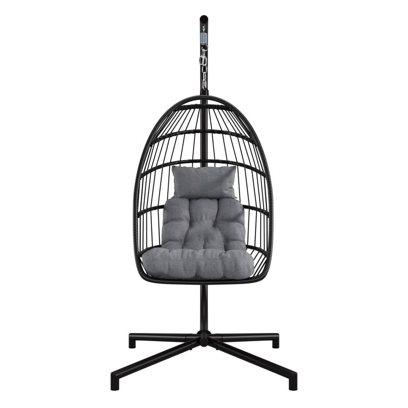Balancelle avec support Treyton, gris