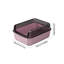 Bac à litière semi-fermé pour entrée de chat, 19,69 po x 14,17 po x 8,66 po, rose-131214254