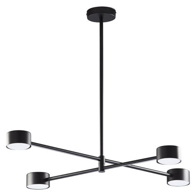 Holzhauer 4 - Light Black Unique/Statement Pendant