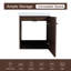  Ensemble de meuble-lavabo mural simple 18 po Deyvi-1141480436