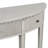Distinctive Features Of Pine Veneer Console Table With Vertical Stripe Drawer Fronts And Four Legs-455069597