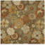 Tapis floral en laine et viscose touffeté à la main Soho-71365622