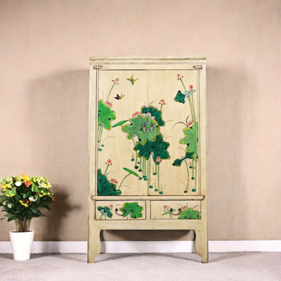 Console en bois d'orme massif