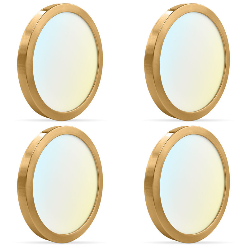 Jackhenry LED Flush Mount, Brass
