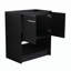 Meuble-lavabo autoportant élégant avec rangement ouvert et fabrication durable-113754347
