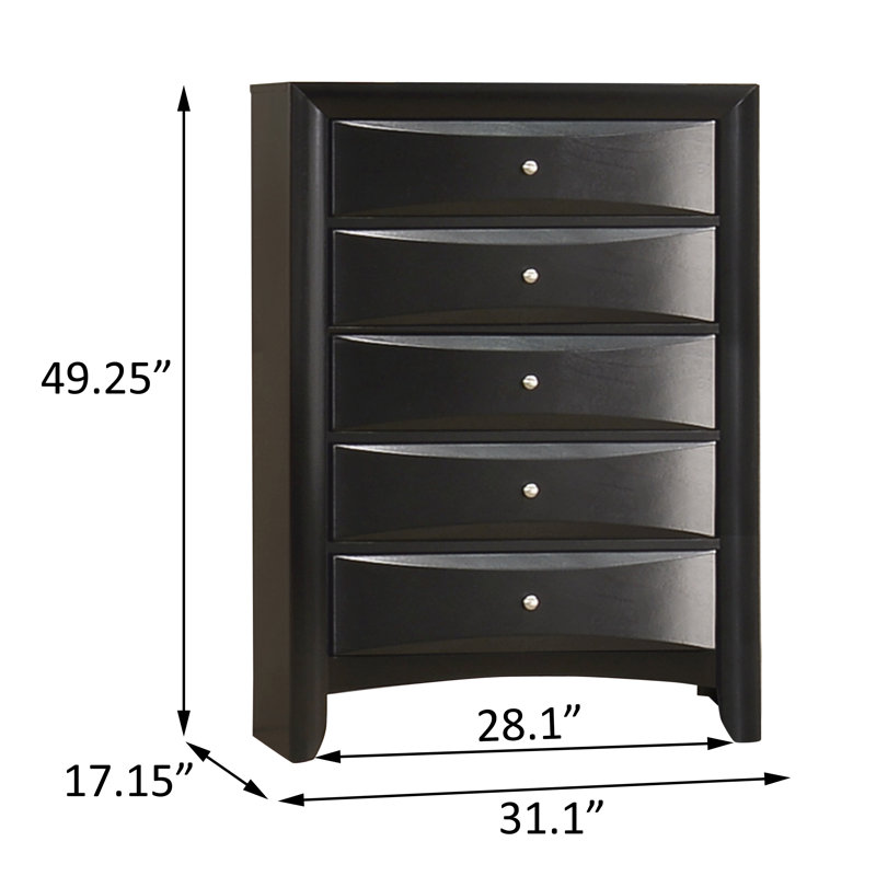 Ensemble de chambre avec très grand lit 5 pièces California