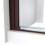 DreamLine Aqua-Q F 32 po x P 32 po x H 74 3/4 po sans cadre porte de douche en bronze huilé avec base de douche blanche-64323342-89069385-132212711