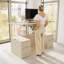 Bureau debout électrique avec tiroirs et panneau de modestie Bush Stratus 72W x 30D Bush Business Furniture-114224169