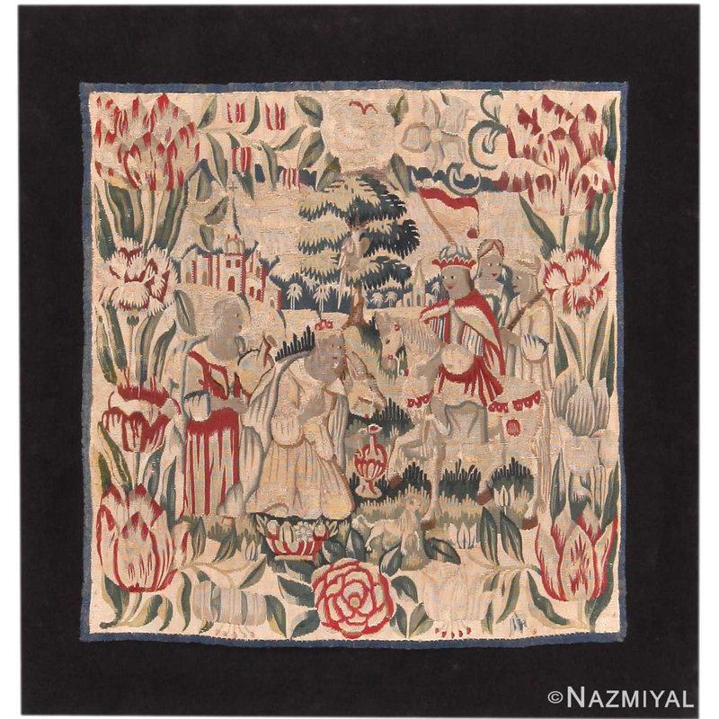 One-of-a-Kind Square 1'8" X 1'8" Area Rug