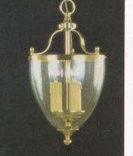 Apodaca 3 - Light Brass/Polished Bowl Pendant