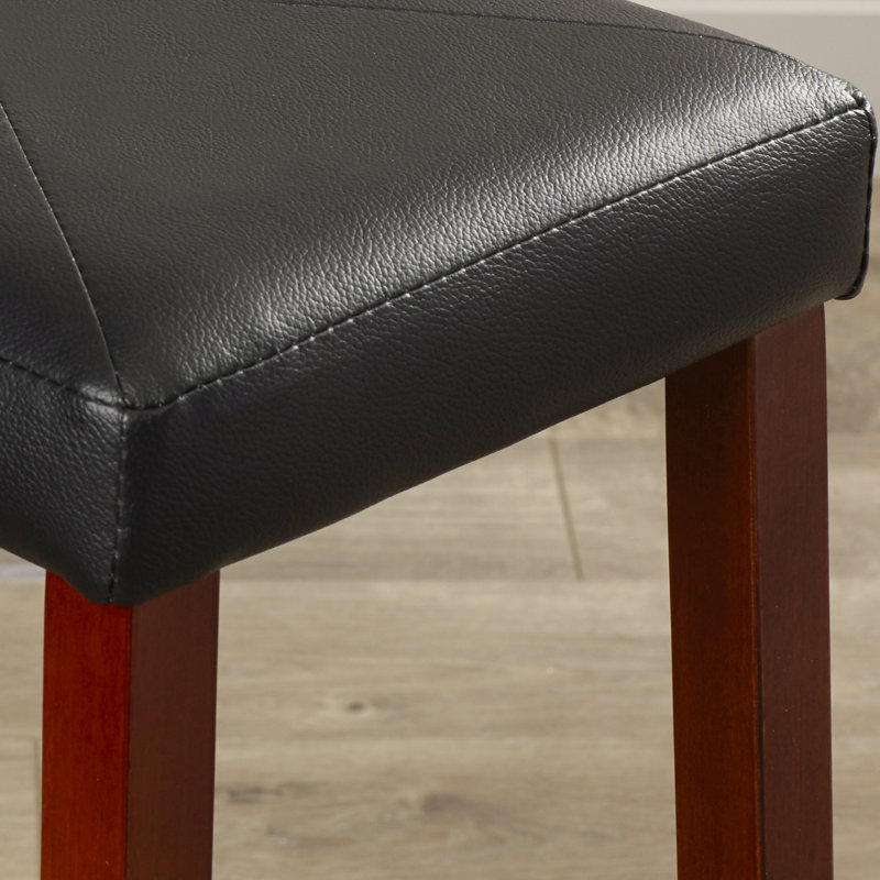 Tabouret de bar et de comptoir Braylie, Cerisier classique, Tabouret de comptoir (assise de 24 po de hauteur)