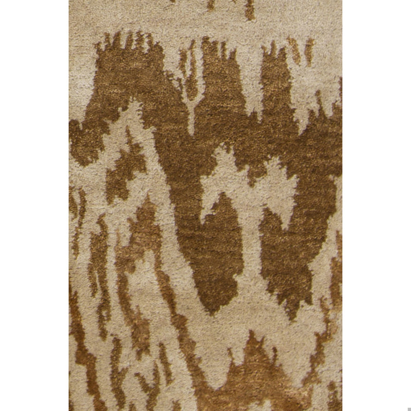 Rupec Brown/Tan Abstract Area Rug, 7'9" x 10'6"