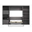 Lit escamotable double avec étagère et bureau escamotable Camalla-57534141