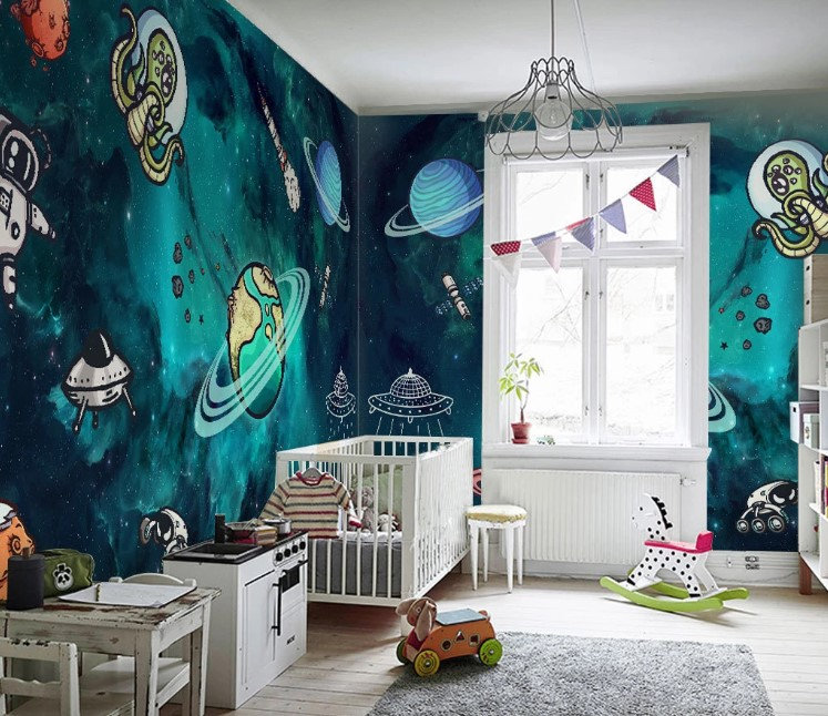 Wall Mural, 105.96" W x 187" L