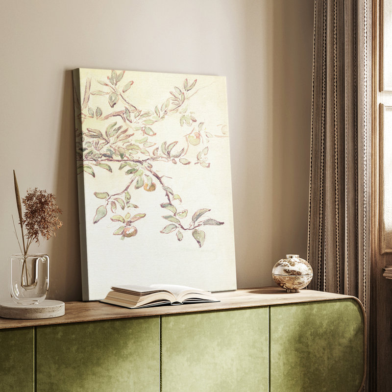 Imprimé floral rétro CLX - galerie Cavas sur mesure, H 18 po x l 12 po