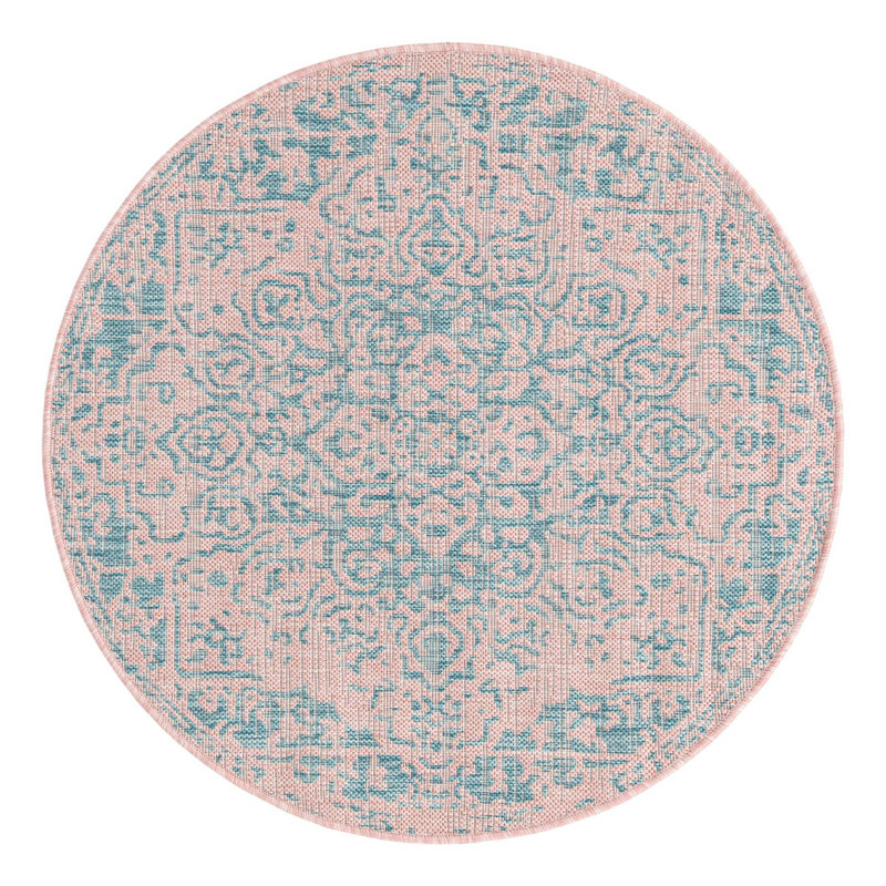 Tapis intérieur / extérieur Jill Zarin, Rond 3 pi 3 po