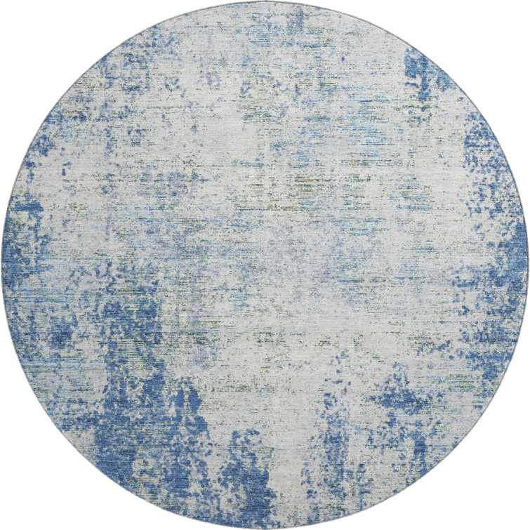 Premium Machine Washable Prisco Denim Rug