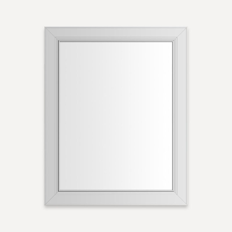 Miroir de salle de bain Main Line, Chrome, 30 po x 24 po