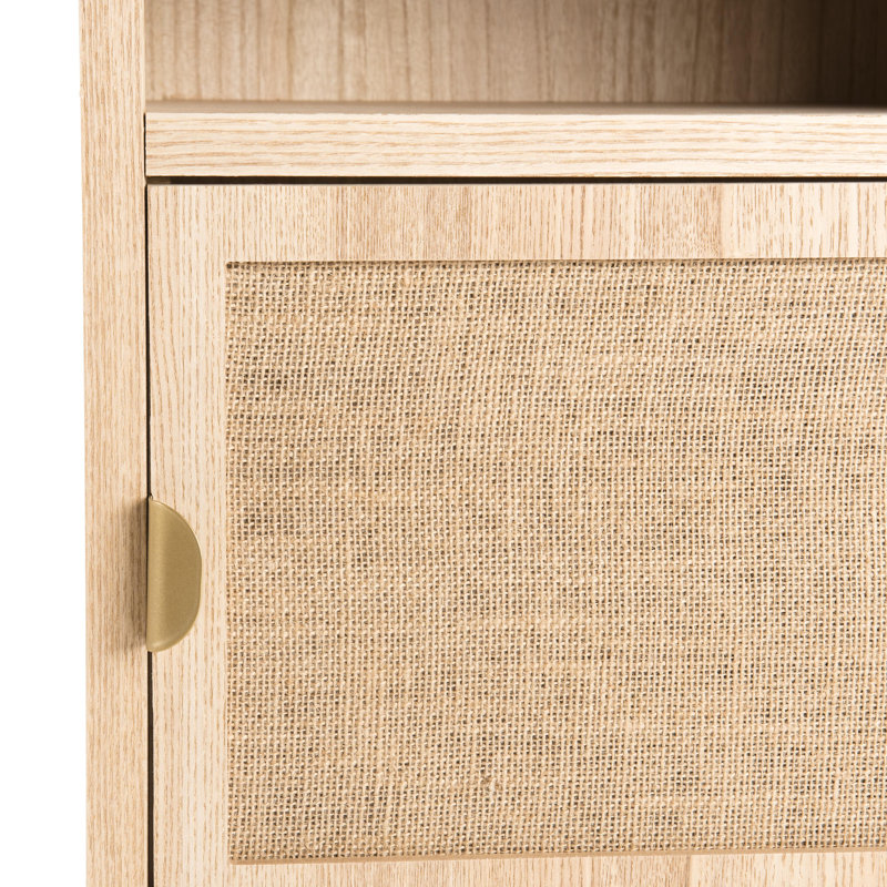 Talulah 45cm W Solid + Manufactured Wood Bedside Table