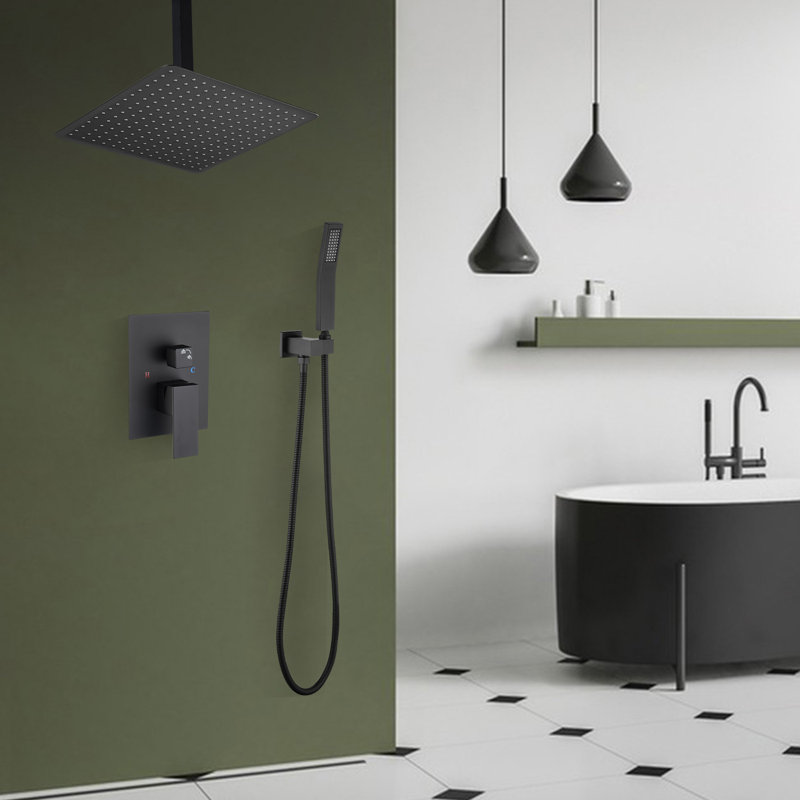 Shower System, Matte Black