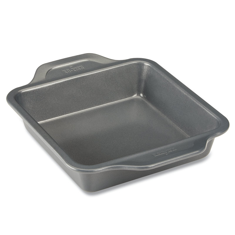 Gray Silicone Non-Stick Square Baking Pan 8x8 Inch