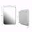16x24 Inch Recessed Metal Framed Medicine Cabinet with Mirror-835629926