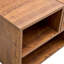 Meuble télé à 2 tablettes avec combinaison. Rangement ouvert pour le salon. Convient aux téléviseurs de 45 à 70 po. Noyer. Multifonctionnel. Assemblage facile. Structure des pièces de rangement. Réglable et polyvalente. Et