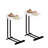 Versatile C-Shaped Side Tables End Tables Living Room Side Table Accent Table-1136573991