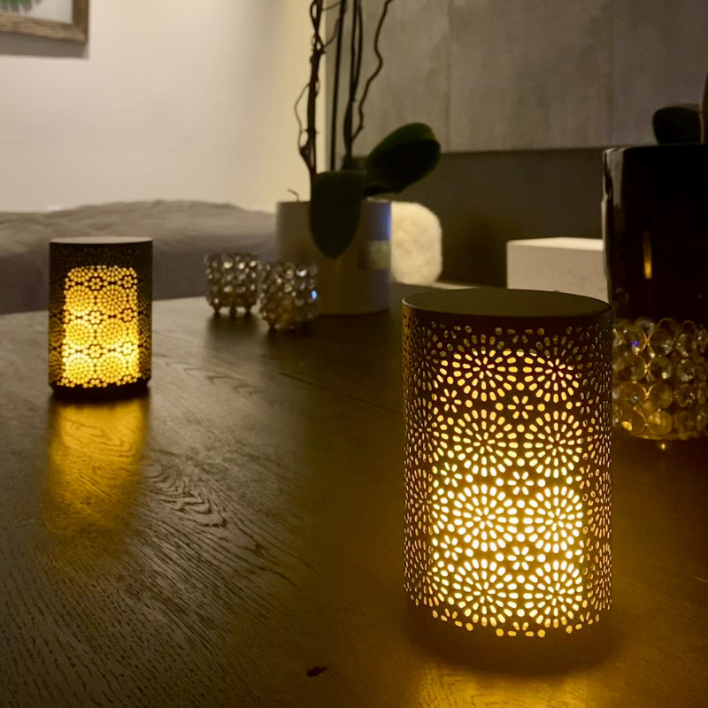 LED Outdoor Table Lamp, Black
