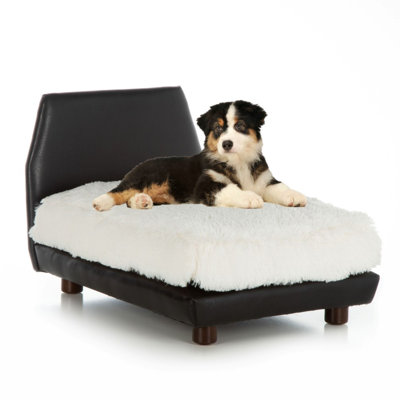 Mid-Century Orthopedic Elevated Pet Bed