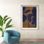 Blue in Bloom II Framed Graphic Art-1006311299-1006311306