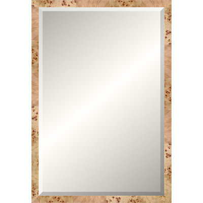 Blonde Burl Mirror
