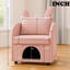 Fauteuil Bunny-Ear avec tissu résistant aux rayures-118091499