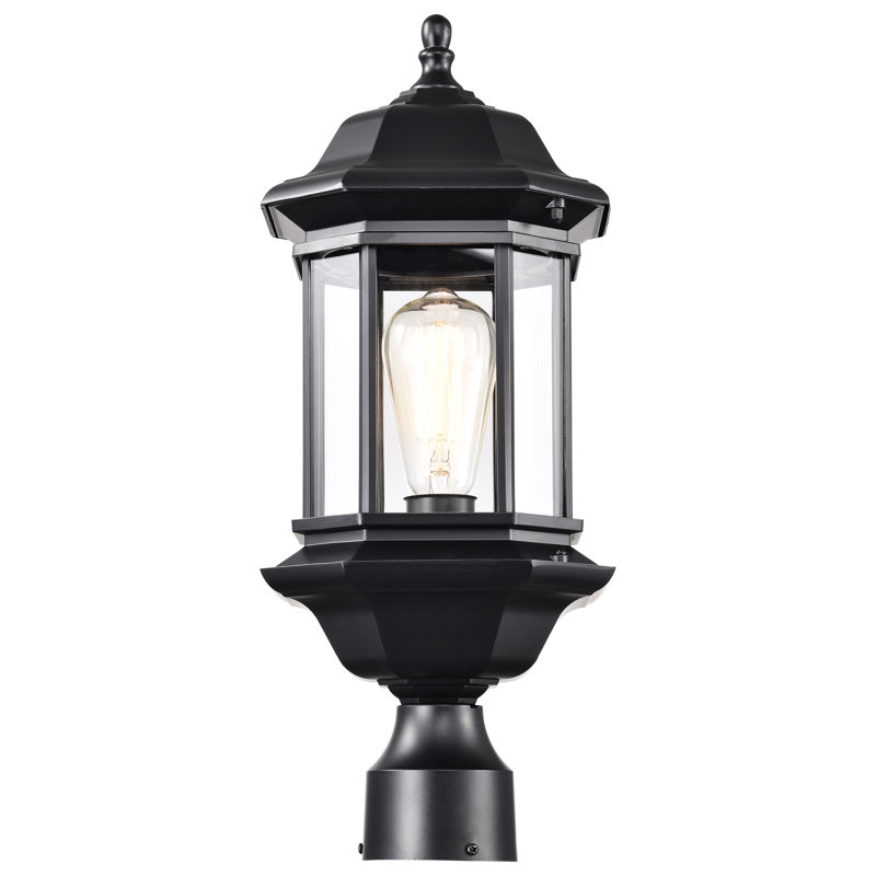 Tête de lanterne câblée 1 lumière Caliya, H 18,50 po x l 7,38 po x P 7,38 po