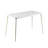 Indara Rectangular Metal Outdoor Dining Table , 47.2'' in. W 23.6'' in. D