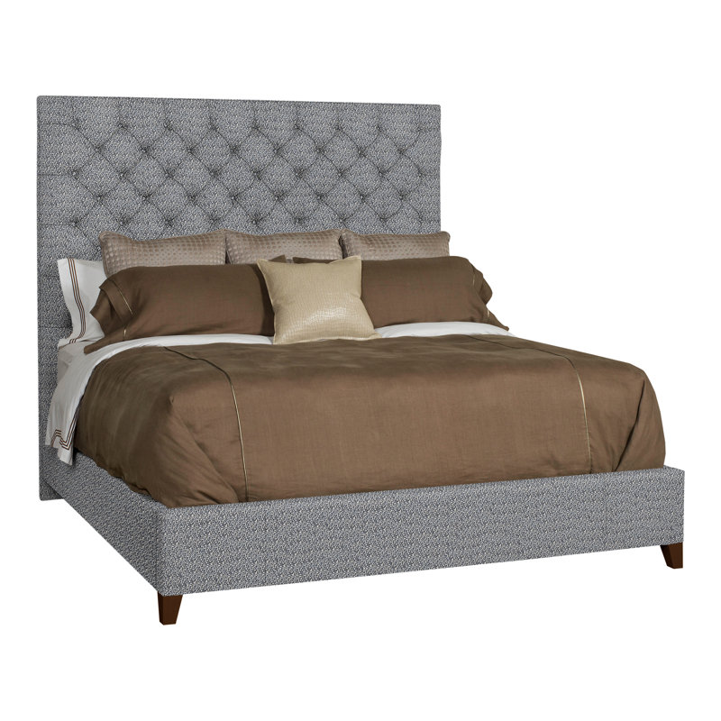 Grace/Griffin Upholstered Bed, Hampton, Tuck Graphite, King