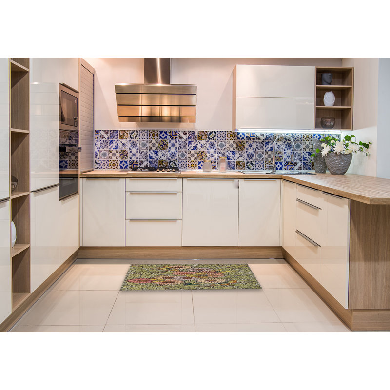 100% Machine Washable Patterned 1307 Area Rug, Rectangle 2' x 3'