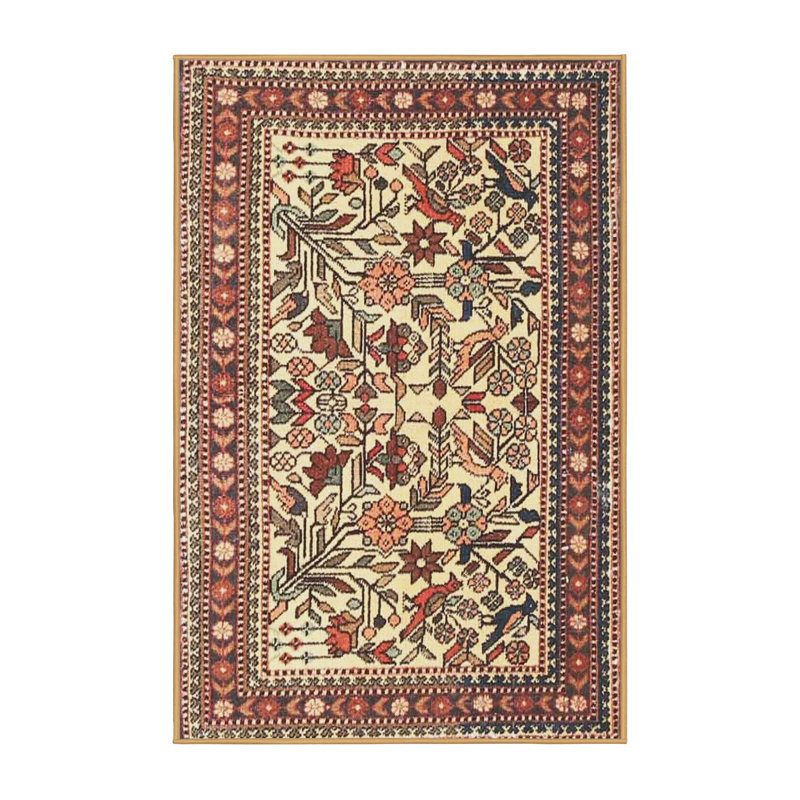 Floral Indoor Rug, Rectangle 2' x 5'