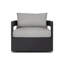 Jackson Outdoor Metal Swivel Chair-Bronze-895424766-892949561