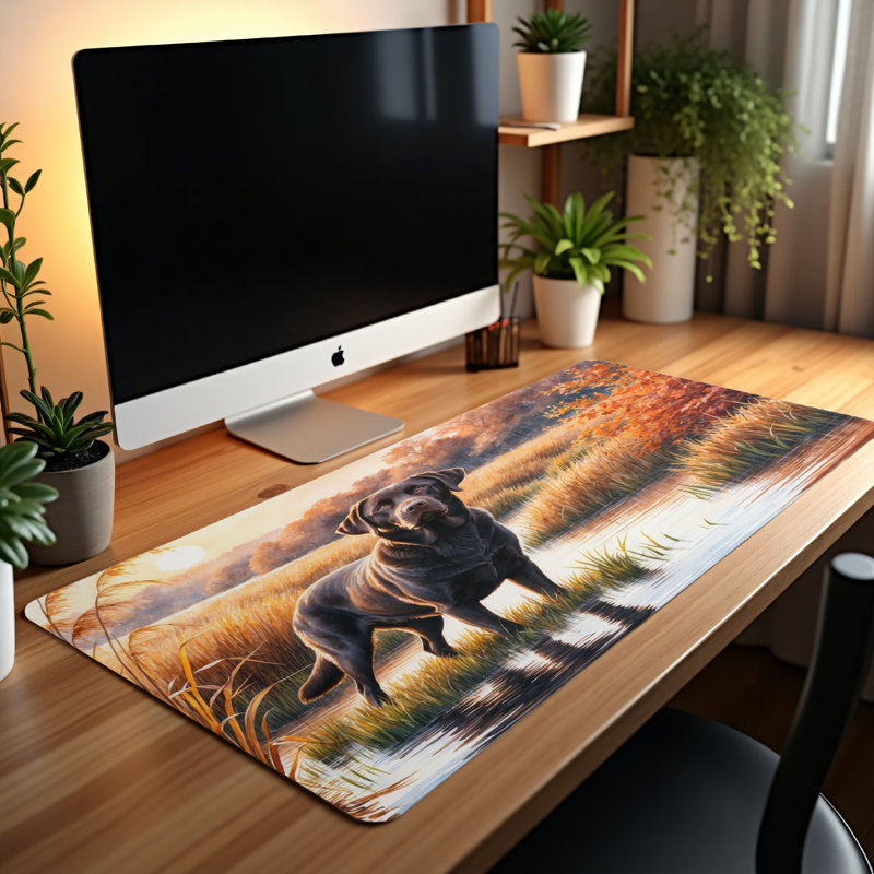 Polyester Desk Pad, 31.5x15.5